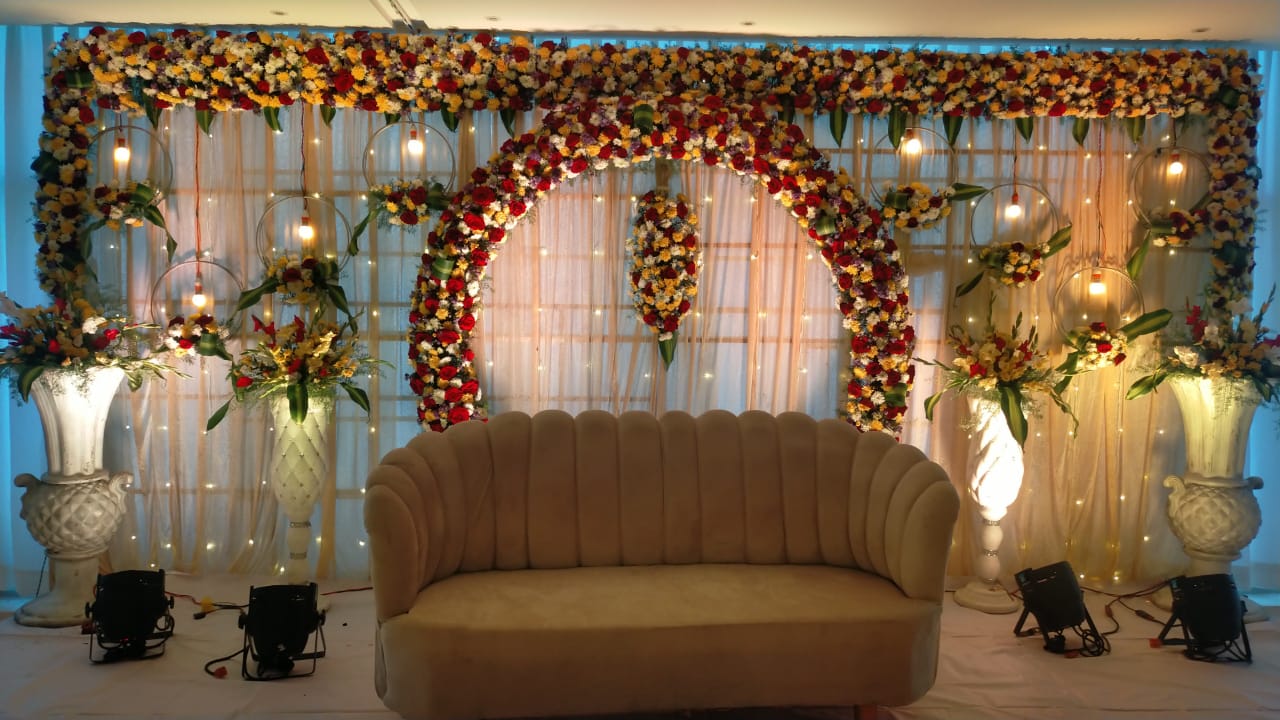 Banquet hall event setup at one of the best hotels in Hyderabad 